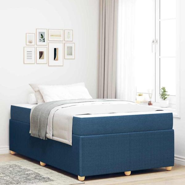 ARDEBO.de - Bettgestell Sonstiges Blau 120 x 200 cm Stoff