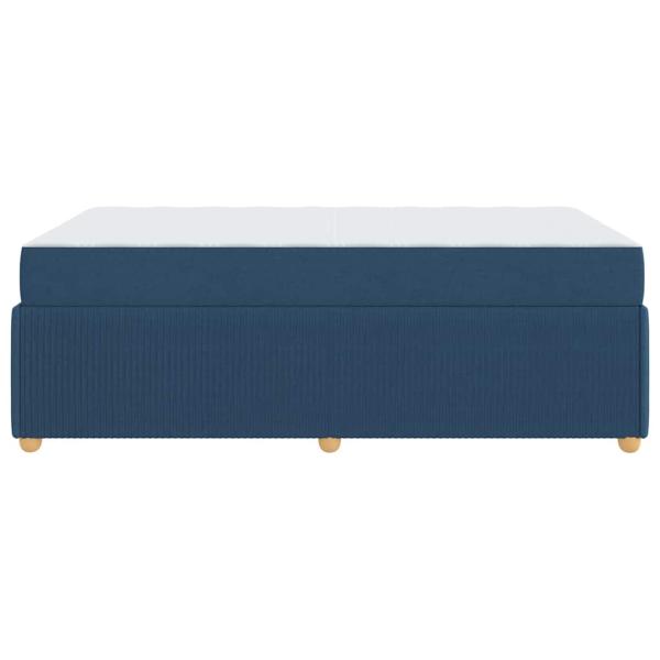 Bettgestell Sonstiges Blau 120 x 200 cm Stoff