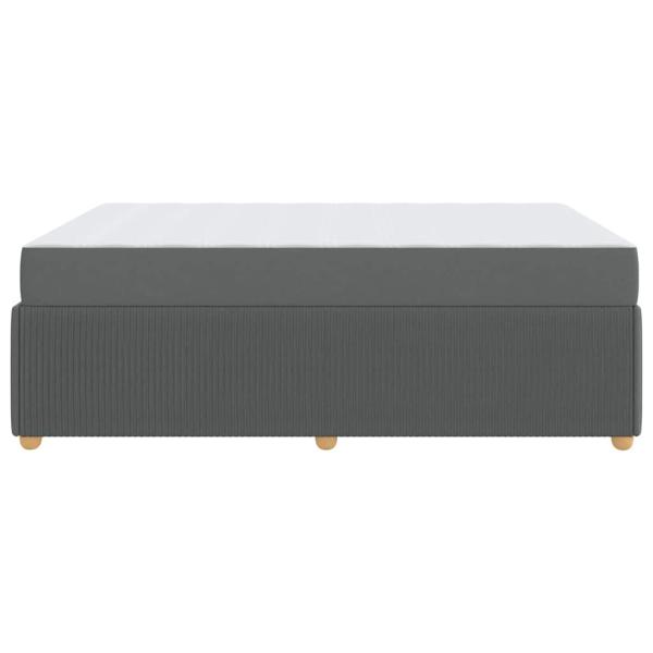 Bettgestell Sonstiges Dunkelgrau 140 x 200 cm Stoff