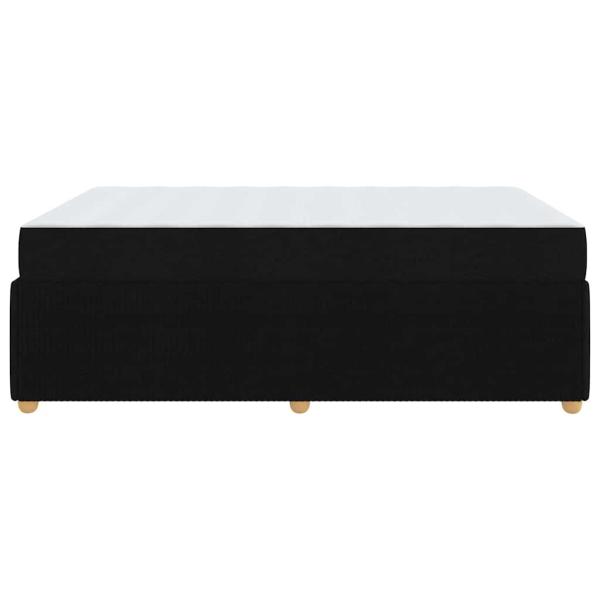 Bettgestell Sonstiges Schwarz 140 x 200 cm Stoff