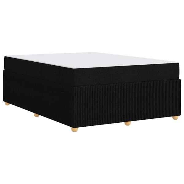 Bettgestell Sonstiges Schwarz 140 x 200 cm Stoff