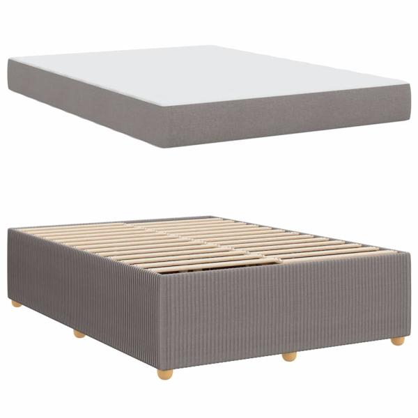 Bettgestell Sonstiges Taupe 140 x 200 cm Stoff