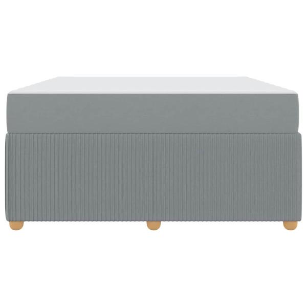 ARDEBO.de - Bettgestell Sonstiges Hellgrau 160 x 200 cm Stoff