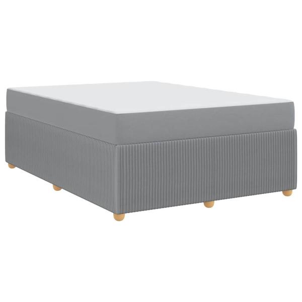 Bettgestell Sonstiges Hellgrau 160 x 200 cm Stoff