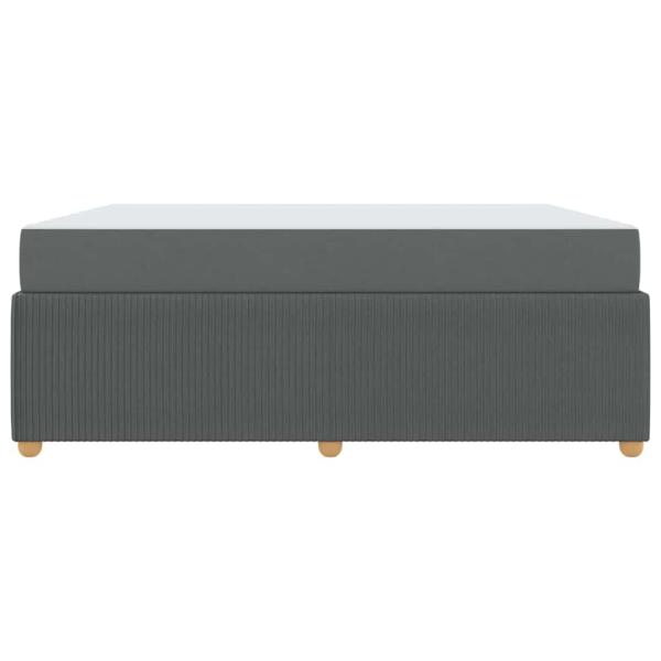 Bettgestell Sonstiges Dunkelgrau 180 x 200 cm Stoff