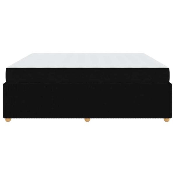 Bettgestell Sonstiges Schwarz 180 x 200 cm Stoff