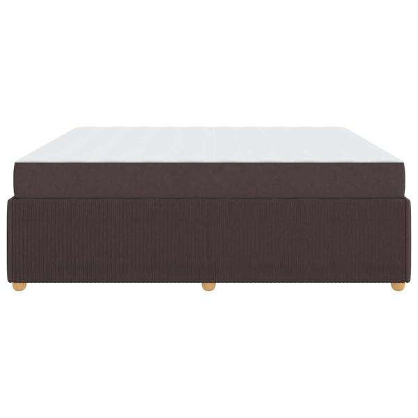 Bettgestell Sonstiges Dunkelbraun 180 x 200 cm Stoff