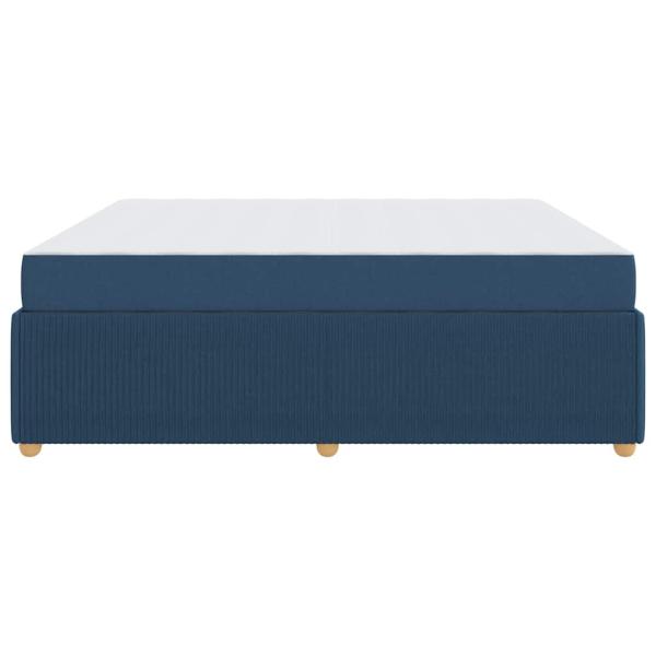 Bettgestell Sonstiges Blau 180 x 200 cm Stoff