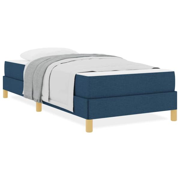 Boxspringbett Taupe, Braun 80 x 200 cm Stoff, Ingenieurholz
