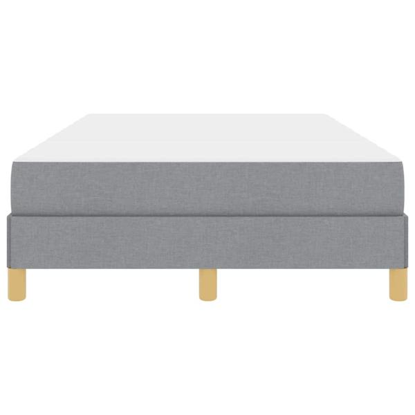 Boxspringbett Taupe, Braun 120 x 200 cm Stoff, Ingenieurholz