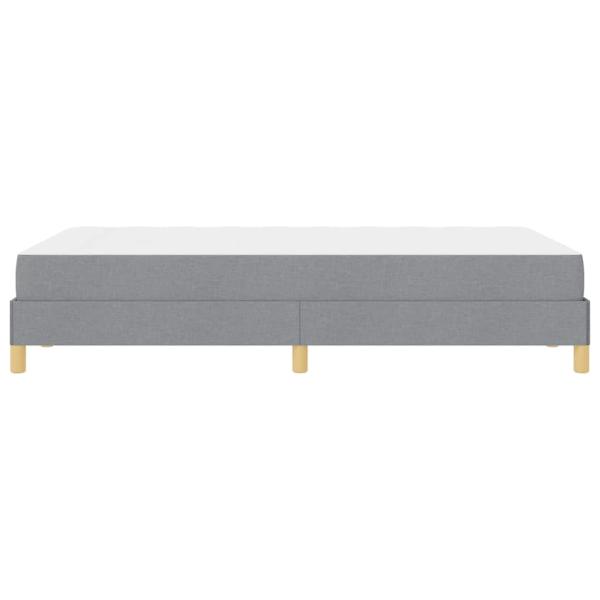 Boxspringbett Taupe, Braun 120 x 200 cm Stoff, Ingenieurholz