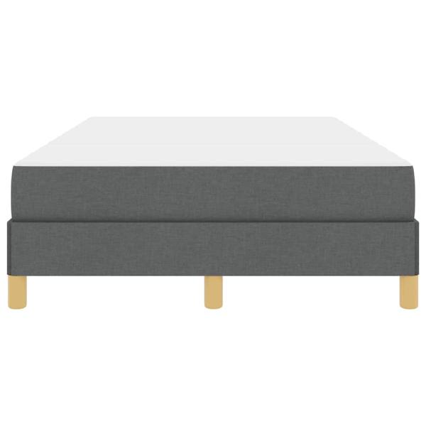 Boxspringbett Taupe, Braun 120 x 200 cm Stoff, Ingenieurholz