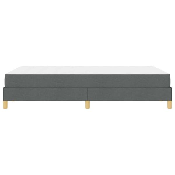 Boxspringbett Taupe, Braun 120 x 200 cm Stoff, Ingenieurholz