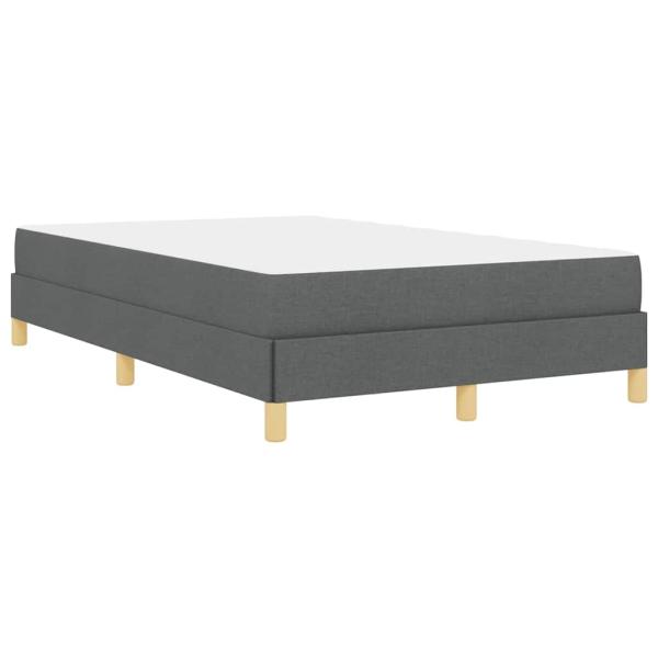 Boxspringbett Taupe, Braun 120 x 200 cm Stoff, Ingenieurholz