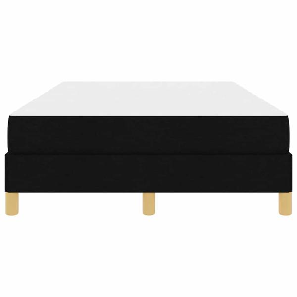 Boxspringbett Schwarz, Braun 120 x 200 cm Stoff, Ingenieurholz