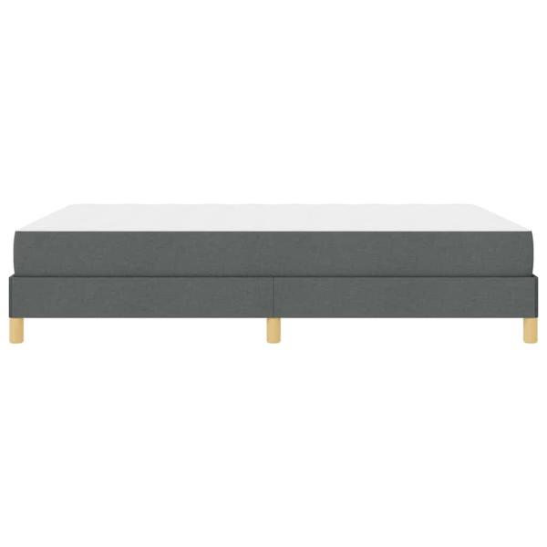Boxspringbett Taupe, Braun 140 x 190 cm Stoff, Ingenieurholz