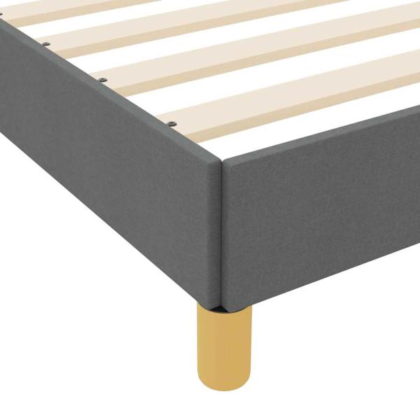 Boxspringbett Taupe, Braun 140 x 190 cm Stoff, Ingenieurholz