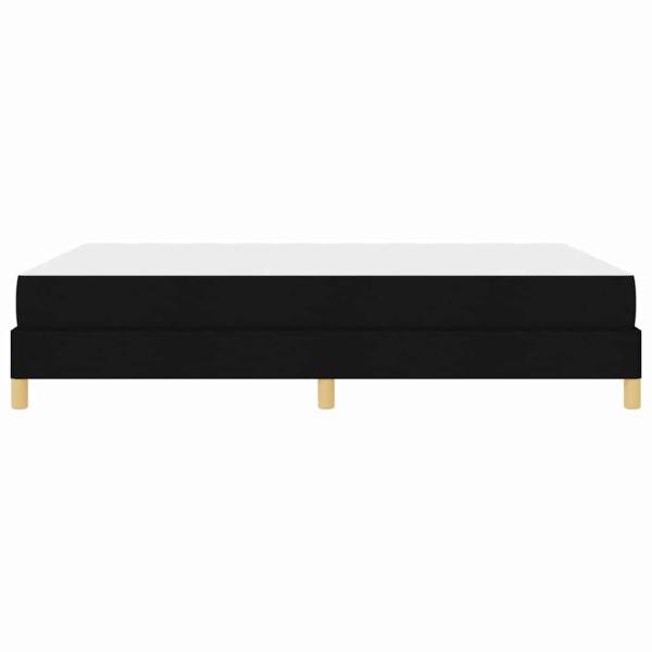 Boxspringbett Schwarz, Braun 160 x 200 cm Stoff, Ingenieurholz