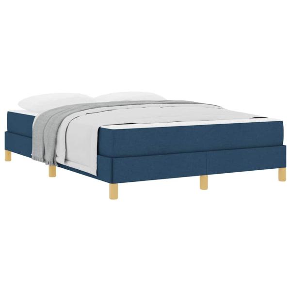 Boxspringbett Taupe, Braun 160 x 200 cm Stoff, Ingenieurholz