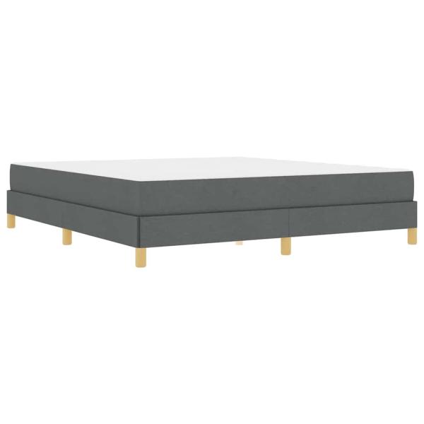 Boxspringbett Taupe, Braun 180 x 200 cm Stoff, Ingenieurholz