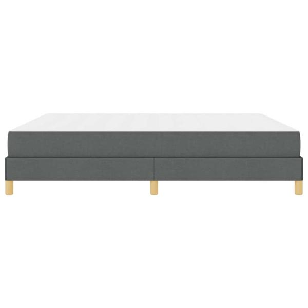 Boxspringbett Taupe, Braun 180 x 200 cm Stoff, Ingenieurholz