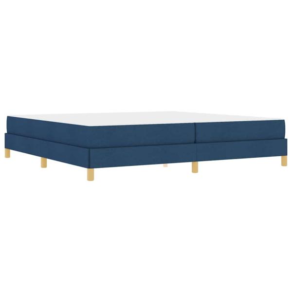 Boxspringbett Taupe, Braun 200 x 200 cm Stoff, Ingenieurholz