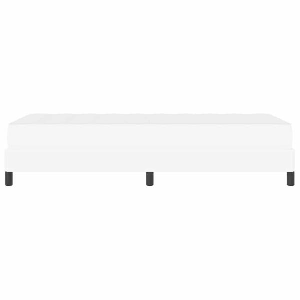 Bett Sonstiges Reinweiß 90 x 190 cm Kunstleder
