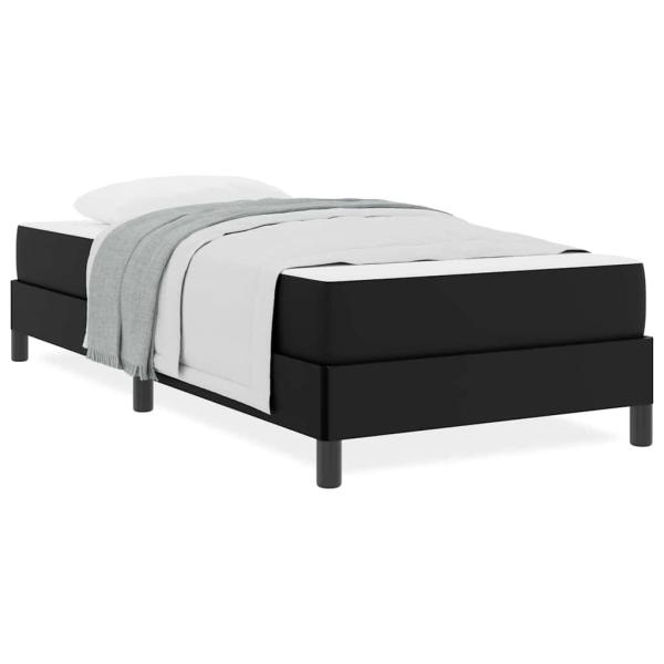 Bett Sonstiges Schwarz 100 x 200 cm Kunstleder