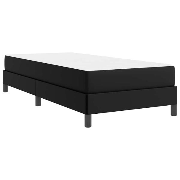 Bett Sonstiges Schwarz 100 x 200 cm Kunstleder