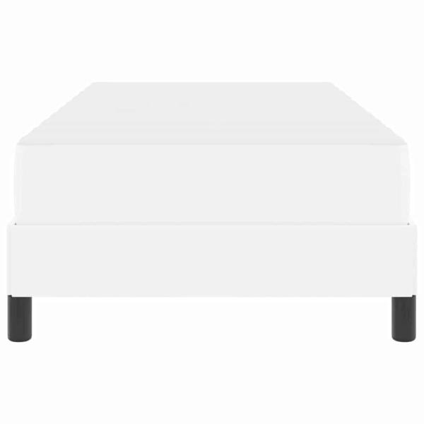 Bett Sonstiges Reinweiß 100 x 200 cm Kunstleder