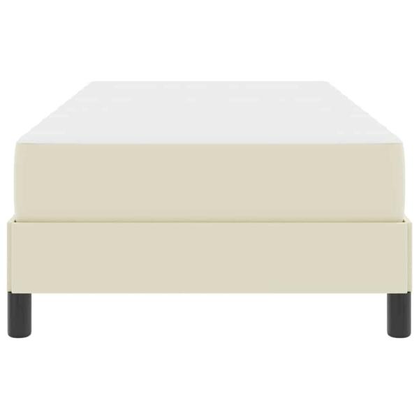 Bett Sonstiges Creme 100 x 200 cm Kunstleder