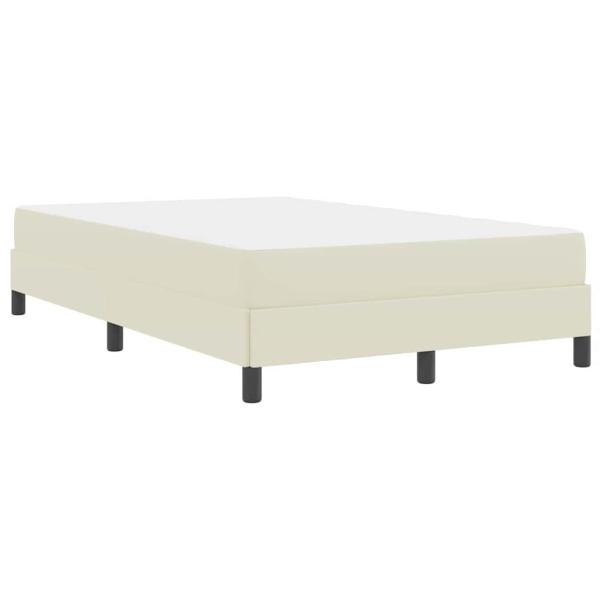 Bett Sonstiges Creme 100 x 200 cm Kunstleder