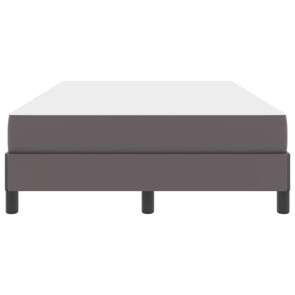 Bett Sonstiges Grau 120 x 200 cm Kunstleder