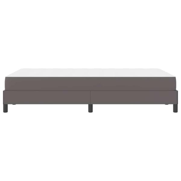 Bett Sonstiges Grau 120 x 200 cm Kunstleder