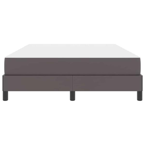 Bett Sonstiges Grau 140 x 190 cm Kunstleder