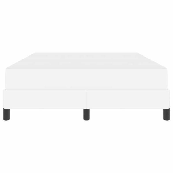 Bett Sonstiges Reinweiß 160 x 200 cm Kunstleder