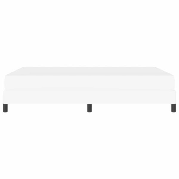 Bett Sonstiges Reinweiß 160 x 200 cm Kunstleder