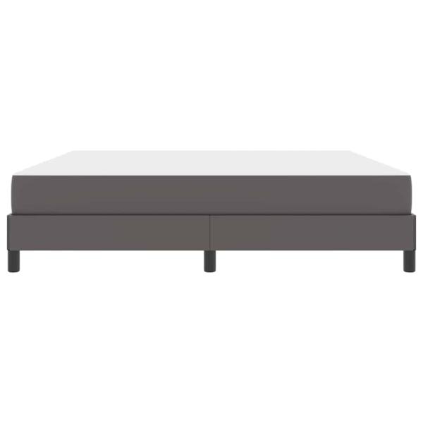 Bett Sonstiges Grau 180 x 200 cm Kunstleder