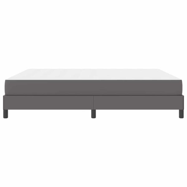Bett Sonstiges Grau 180 x 200 cm Kunstleder