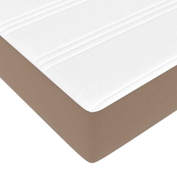 Bett Sonstiges Cappuccino 180 x 200 cm Kunstleder