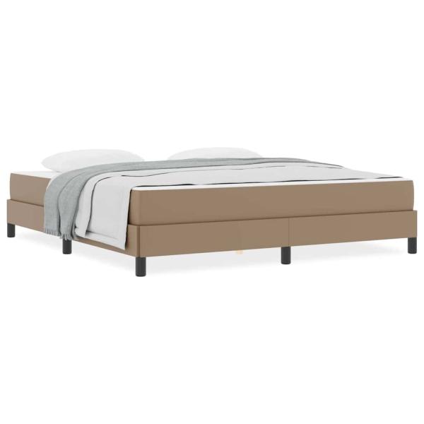 Bett Sonstiges Cappuccino 180 x 200 cm Kunstleder