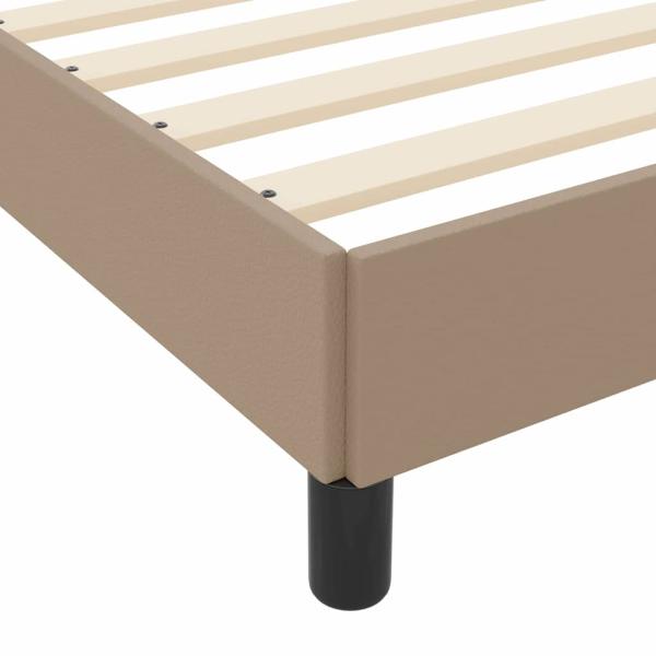 Bett Sonstiges Cappuccino 180 x 200 cm Kunstleder