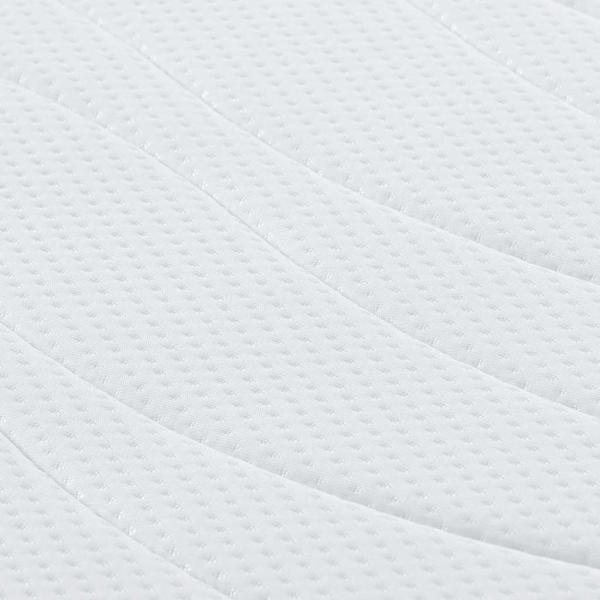 Matratze Weiß 180 x 200 cm Jacquard-Stoff