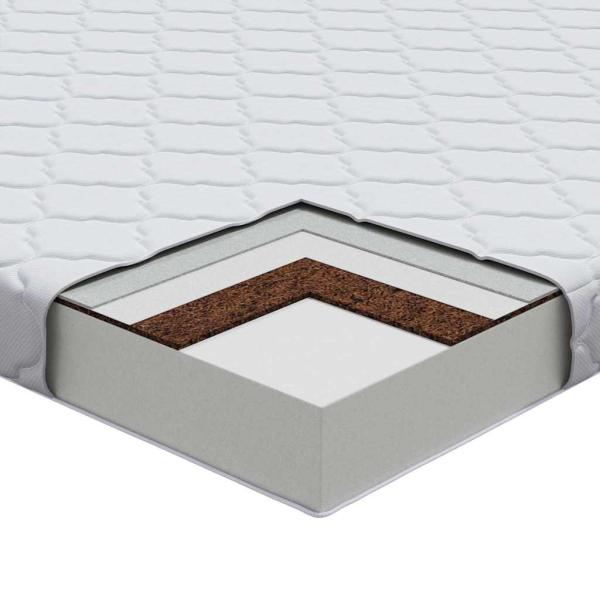 Matratzen Weiß 120 x 60 cm 100% Polyester-Gewebe