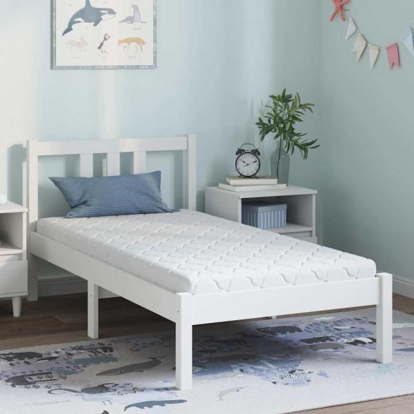 ARDEBO.de - Matratzen Weiß 160 x 80 cm 100% Polyester-Gewebe