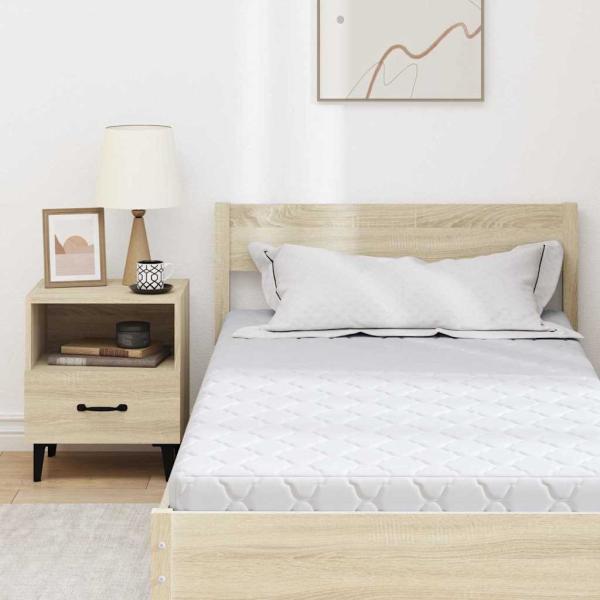 Matratzen Weiß 200 x 90 cm 100% Polyester-Gewebe