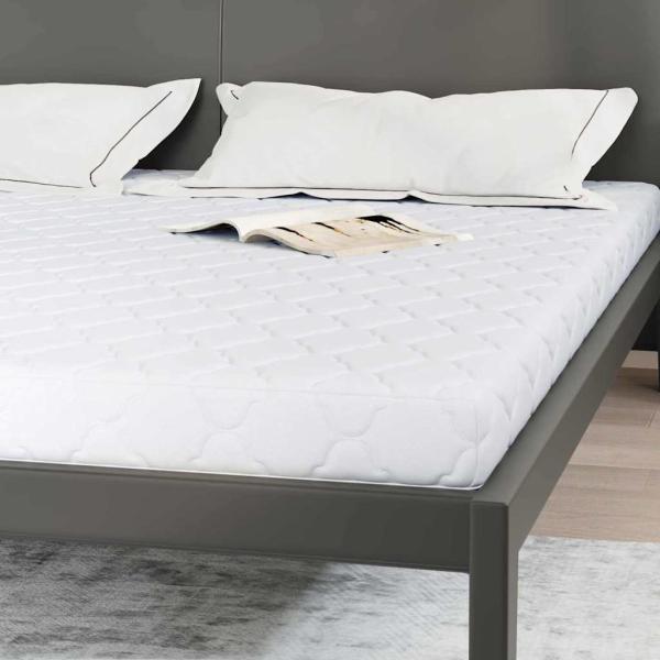 Matratze Weiß 200 x 200 cm Jacquard-Stoff