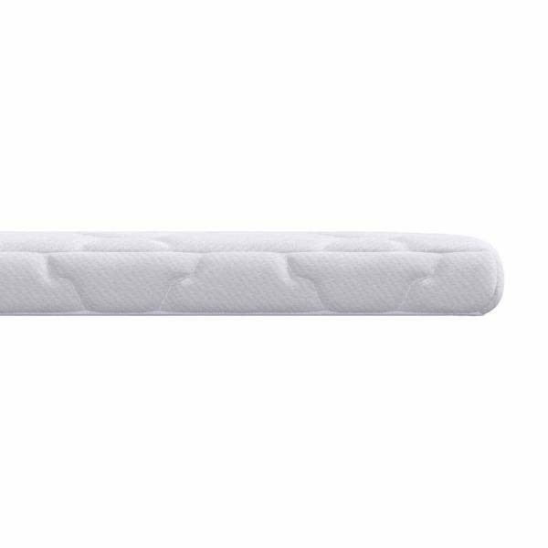 Kokosnuss Topper Weiß 140 x 190 cm Jacquard-Stoff