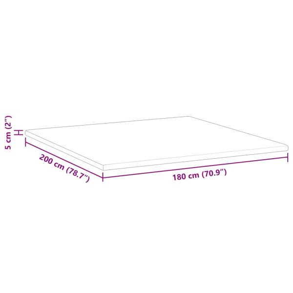 Kokosnuss Topper Weiß 180 x 200 cm Jacquard-Stoff