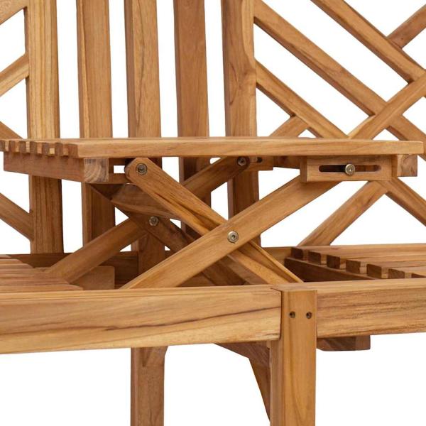 Bank Sonstiges Braun 150 x 60 x 90 cm Massives Teakholz